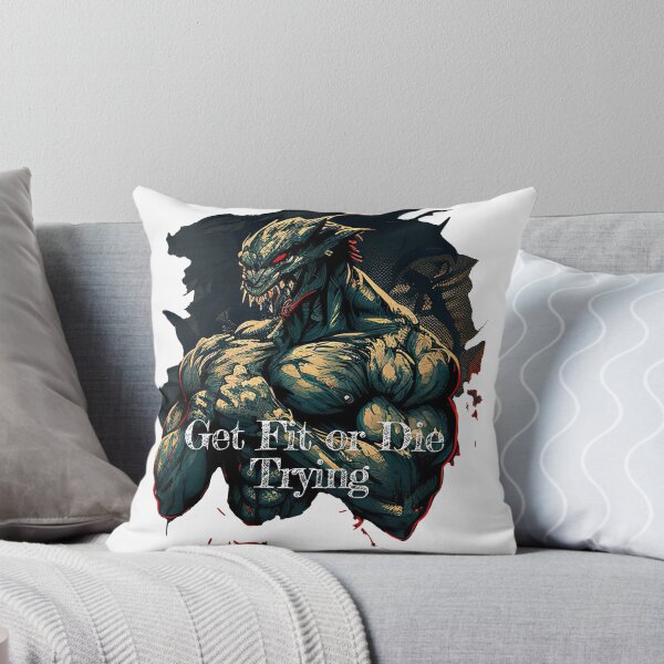 Item preview, Get Fit or Die Trying Bodybuilding Fitness Gym Workout Exercise Merch Print Design designed and sold by tengamerx.