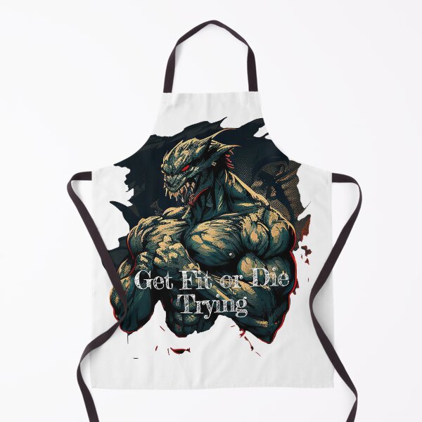 Item preview, Get Fit or Die Trying Bodybuilding Fitness Gym Workout Exercise Merch Print Design designed and sold by tengamerx.