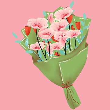 Pink Bouquet (Wrapping Paper)
