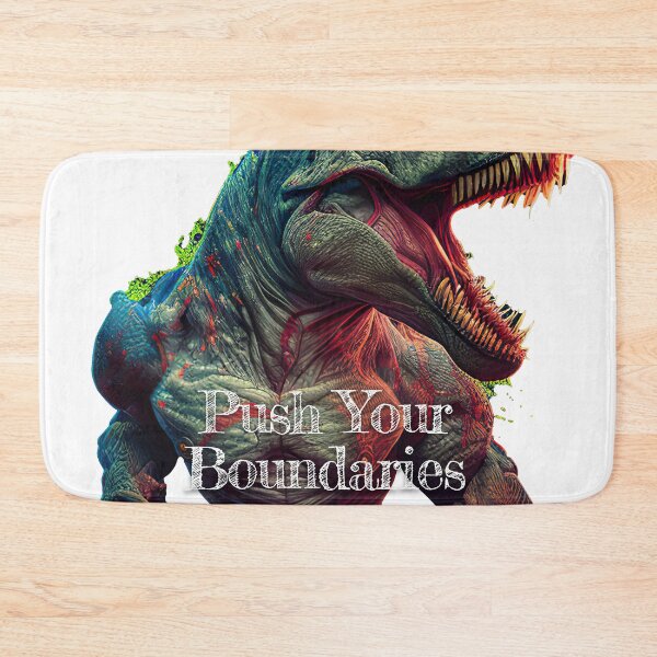Item preview, Push Your Boundaries Bodybuilding Fitness Gym Workout Exercise Merch Print Design designed and sold by tengamerx.