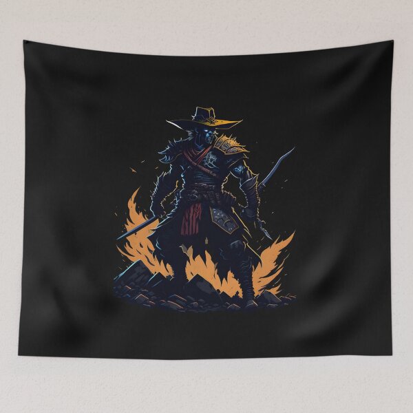 Item preview, Get Ready To Fight - Gun Slinger With A Sword - Our Anime- Gaming Character Design  designed and sold by Chromatic-Art.