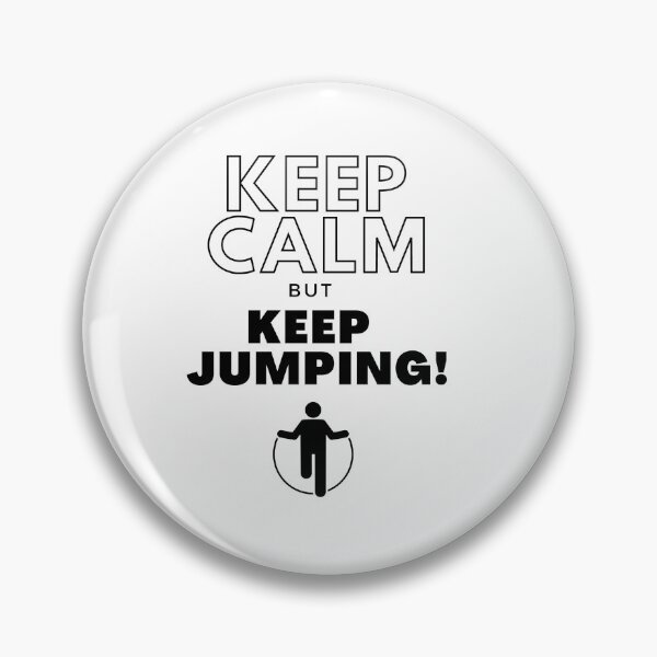 Item preview, Keep Calm, Keep Jumping designed and sold by theVEEhive.