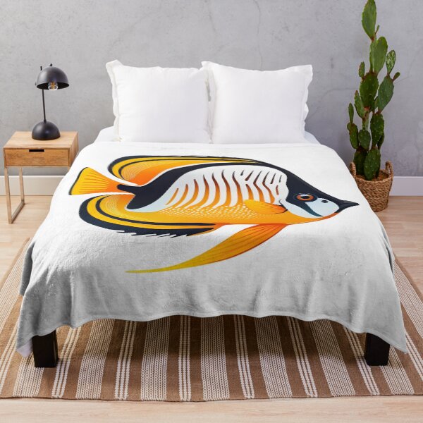 Item preview, Colorful Butterfly Fish in Coral Reef designed and sold by Slamet E.