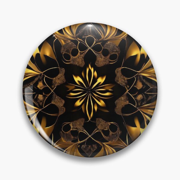 Item preview, Black and Gold Dream Design No. 001 from PATTERNIZEA designed and sold by Patternizea.