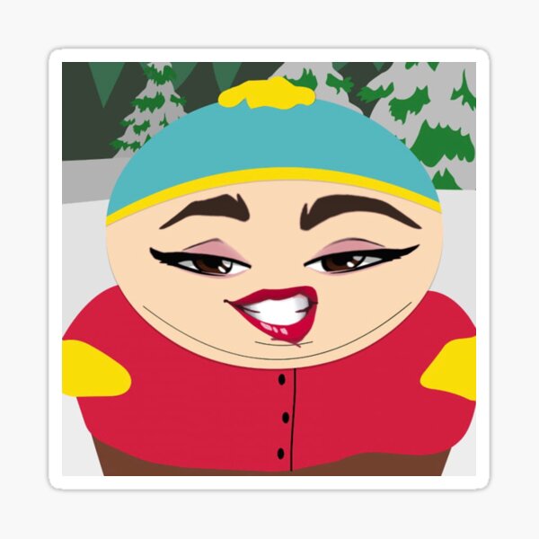 Eric Cartman South park roblox meme face Sticker for Sale by BuyFromHere