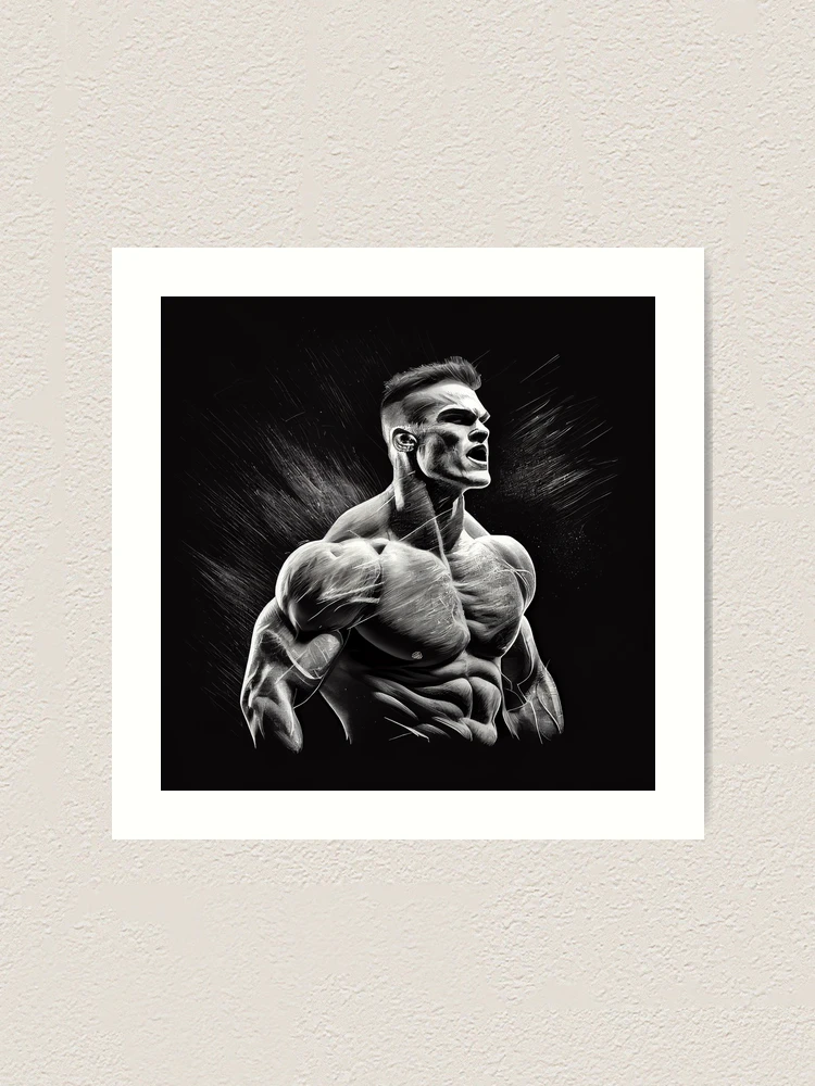 Bodybuilder, artwork F006 / 7326 available as Framed Prints, Photos, Wall  Art and Photo Gifts