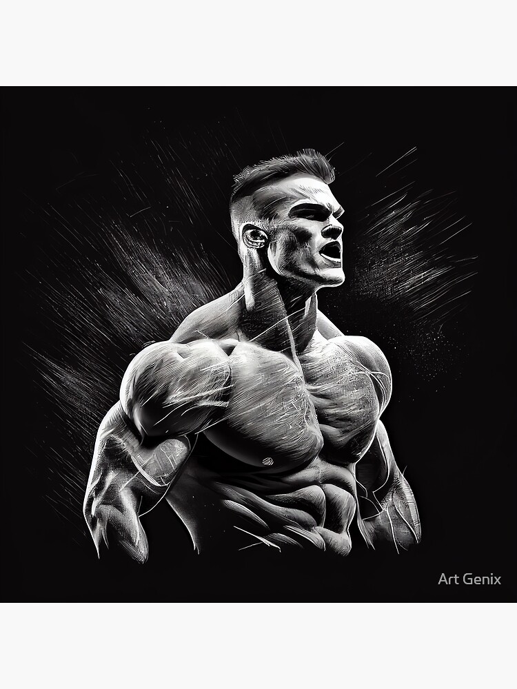 Arnold Schwarzenegger Bodybuilding Poster HD Print Muscle Workout Art  Painting