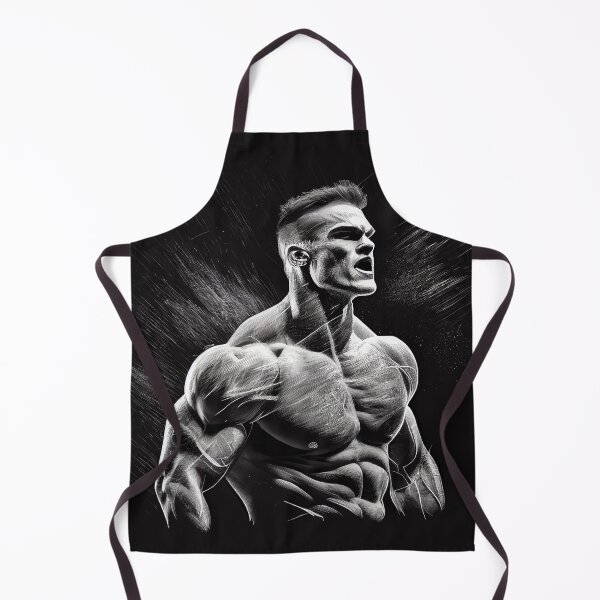 Item preview, Body Builder Fitness Painting with Dark Background designed and sold by Art Genix.