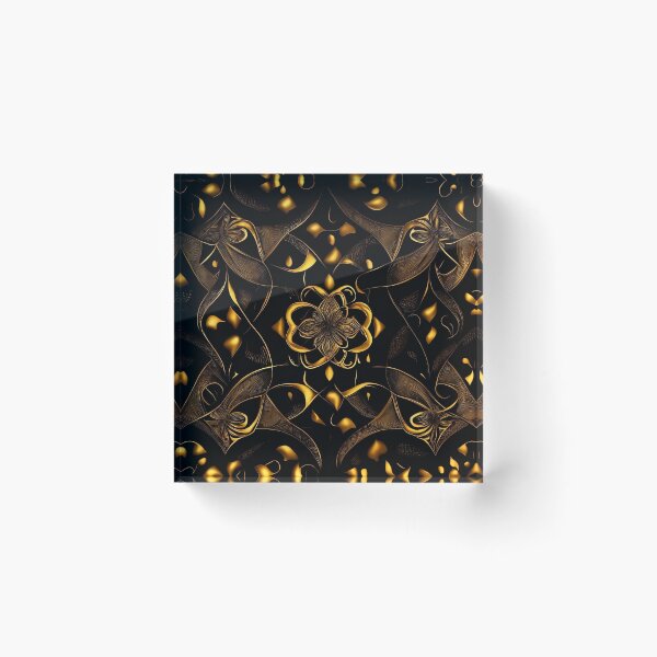 Item preview, Black and Gold Dream Design No. 004 from PATTERNIZEA designed and sold by Patternizea.