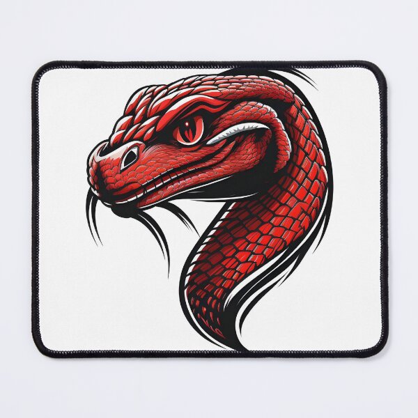 Item preview, Fantasy Red Cobra Snake with Glowing Eyes designed and sold by Slamet E.
