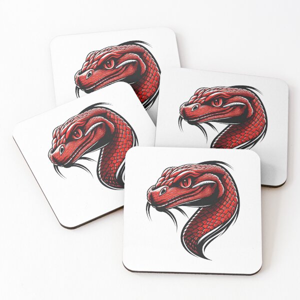 Item preview, Fantasy Red Cobra Snake with Glowing Eyes designed and sold by Slamet E.