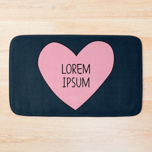 Item preview, I Love Lorem Ipsum | Cute Graphic Designer Gifts designed and sold by theredfoxs.