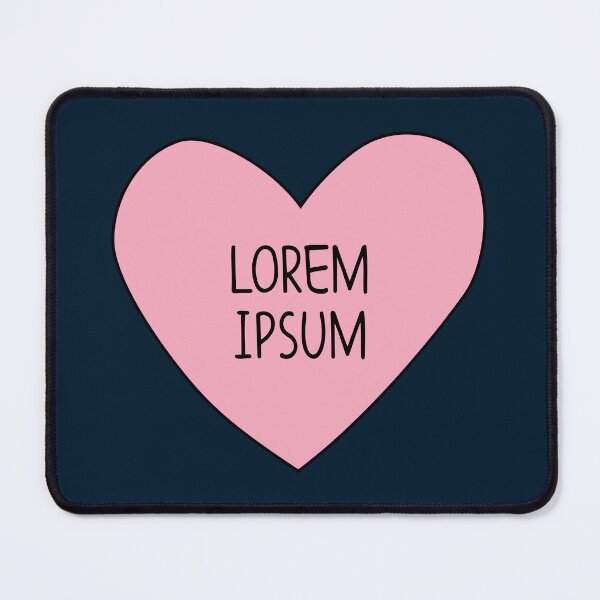 Item preview, I Love Lorem Ipsum | Cute Graphic Designer Gifts designed and sold by theredfoxs.