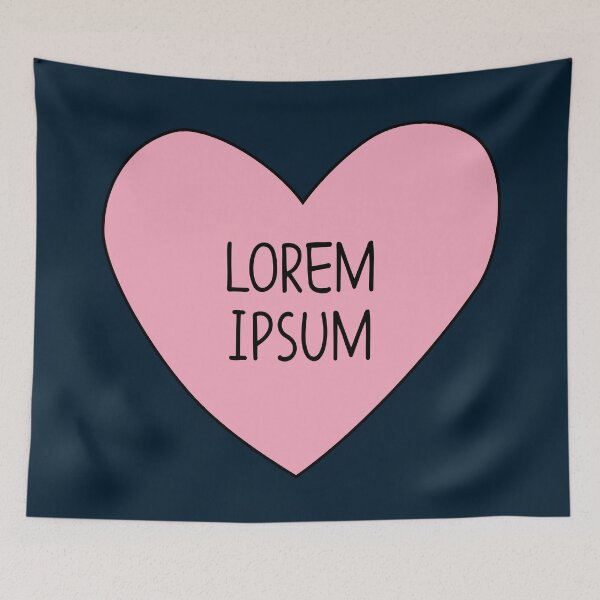 Item preview, I Love Lorem Ipsum | Cute Graphic Designer Gifts designed and sold by theredfoxs.