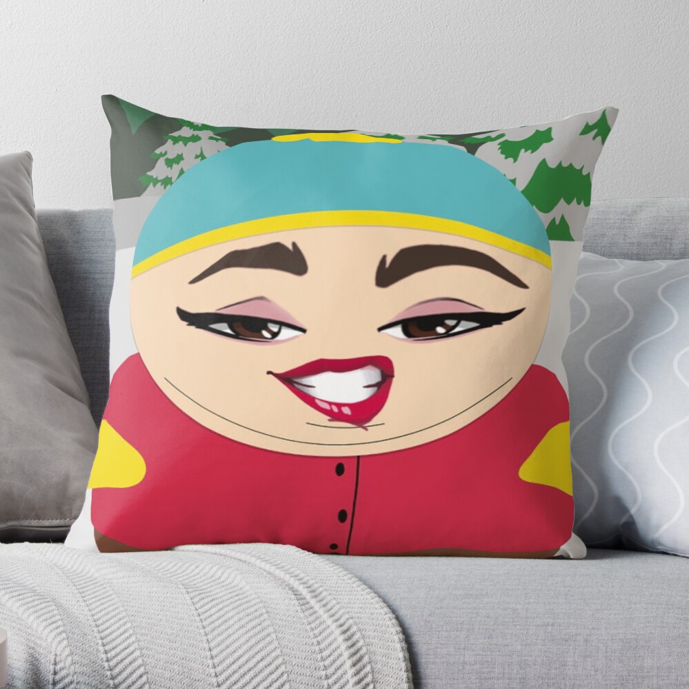 Man face Throw Pillow by MarkTheUser