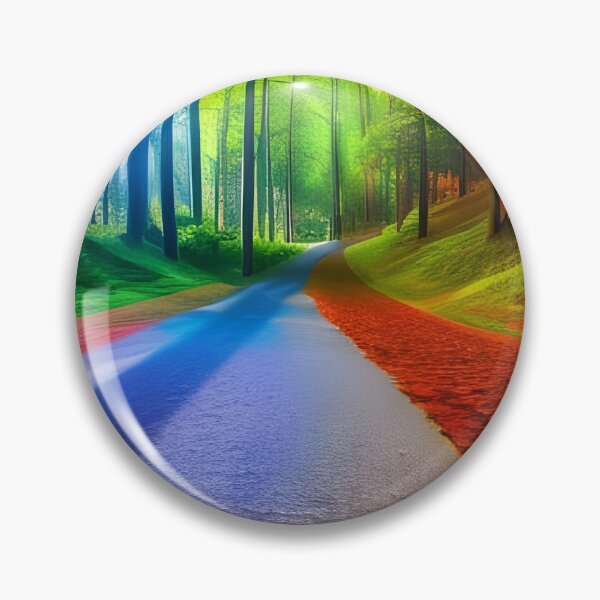 Item preview, Bicycle path stretching through the forest designed and sold by brandway.