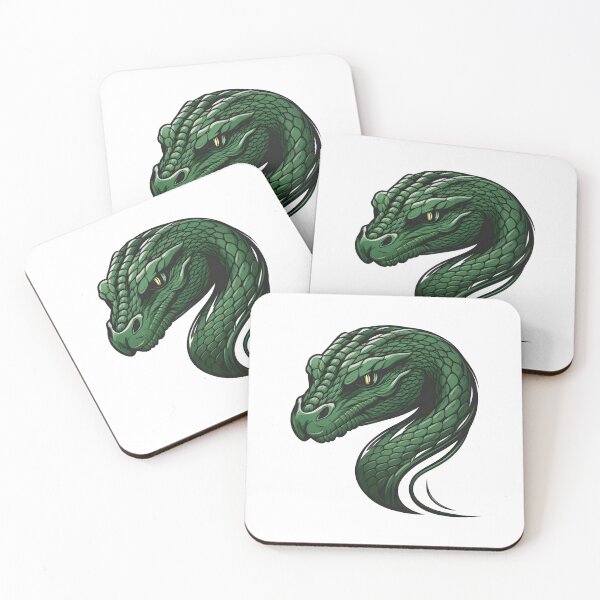 Item preview, Fantasy Green Cobra Snake with Shimmering Scales designed and sold by Slamet E.