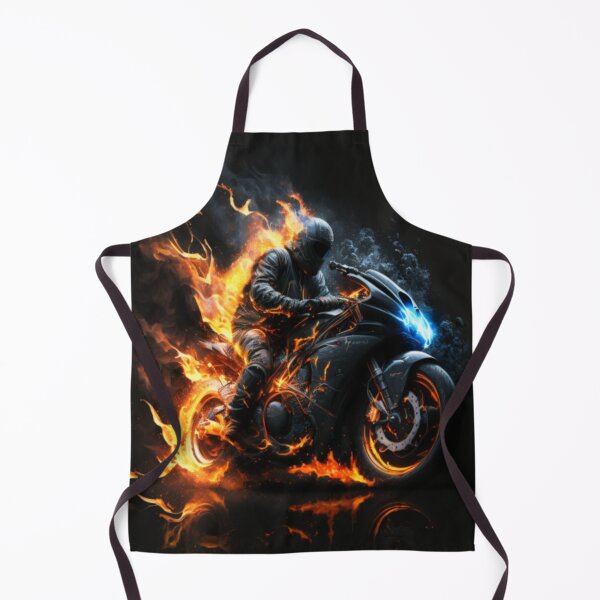 Item preview, Riding Bike In Fire designed and sold by Art Genix.