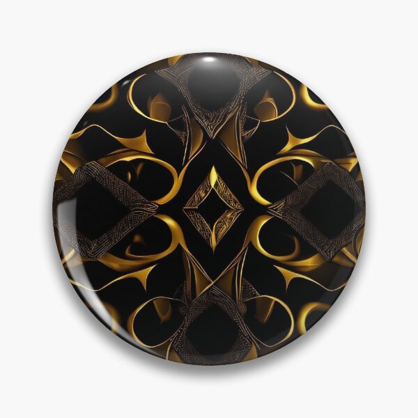 Item preview, Black and Gold Dream Design No. 007 from PATTERNIZEA designed and sold by Patternizea.