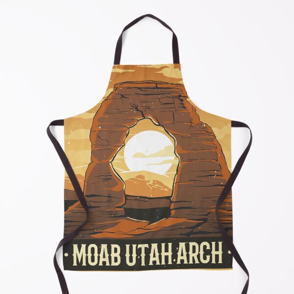 Item preview, Moab Utah Arch Vintage Sunset - Tourism designed and sold by YueHeng Creates ⭐⭐⭐⭐⭐.