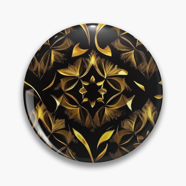 Item preview, Black and Gold Dream Design No. 009 from PATTERNIZEA designed and sold by Patternizea.