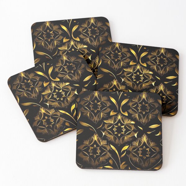 Item preview, Black and Gold Dream Design No. 009 from PATTERNIZEA designed and sold by Patternizea.