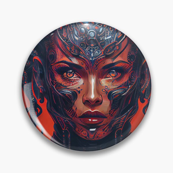 Item preview, Retro vintage si-fi woman cyborg designed and sold by Artspiration84.