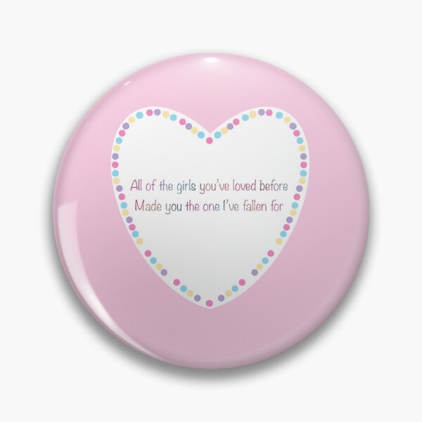 Item preview,  TS NEW SONGS- ALL THE GIRLS YOU'VE LOVED BEFORE designed and sold by mehak Khan.