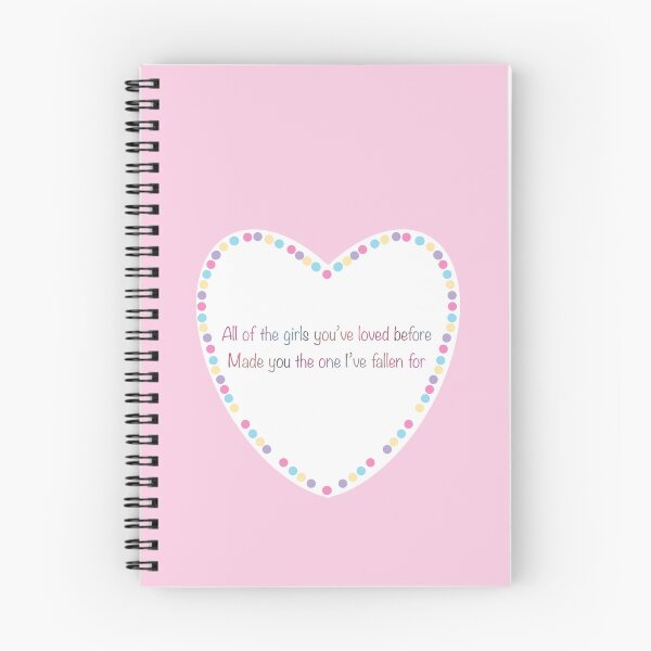Item preview,  TS NEW SONGS- ALL THE GIRLS YOU'VE LOVED BEFORE designed and sold by mehak Khan.
