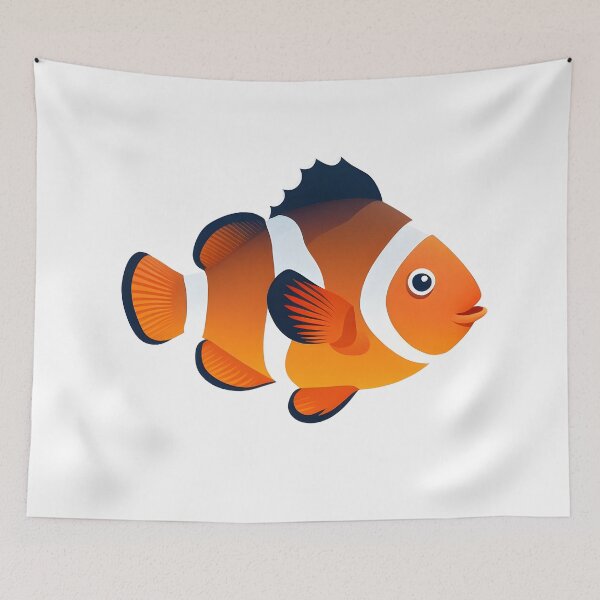 Item preview, Colorful Clown Fish in Anemone designed and sold by Slamet E.