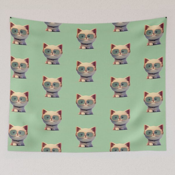 Item preview, Cute cat with sunglasses designed and sold by pietrofoto.