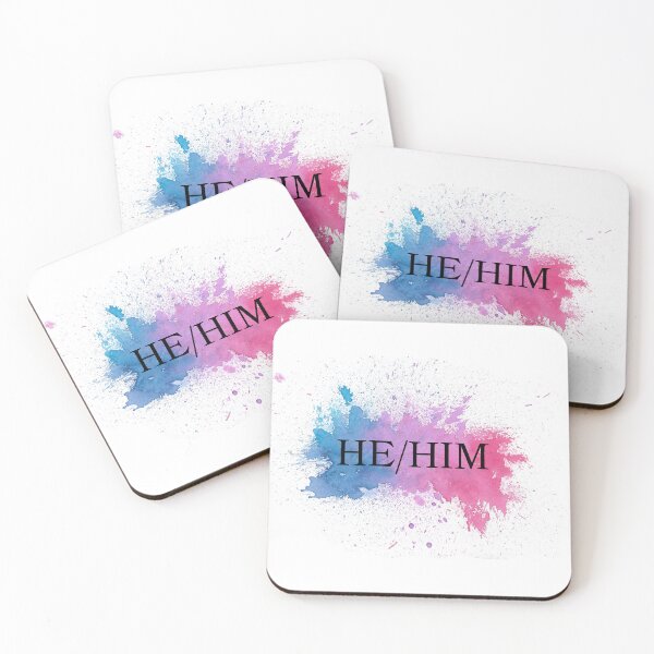 Item preview, He/Him pronouns designed and sold by ADHDthings.