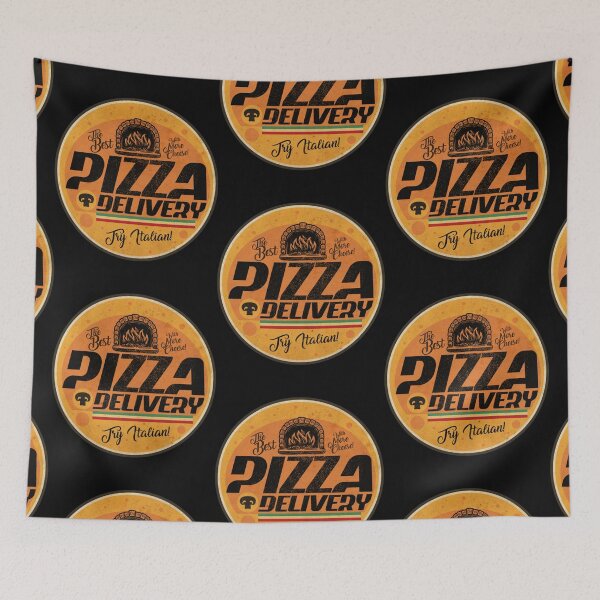 Item preview, Vintage Pizza Delivery designed and sold by DeAnneSalazar.