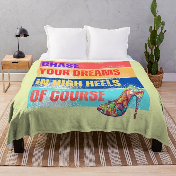 Item preview, Chase Your Dreams In High Heels Of Course designed and sold by AI Creations ⭐⭐⭐⭐⭐.