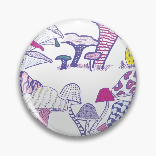 Item preview, Mushroom doodle design! Wallpaper, dress style! T-shirt! Phone cover, iPhone! Art Print designed and sold by BrigitaArtShop.