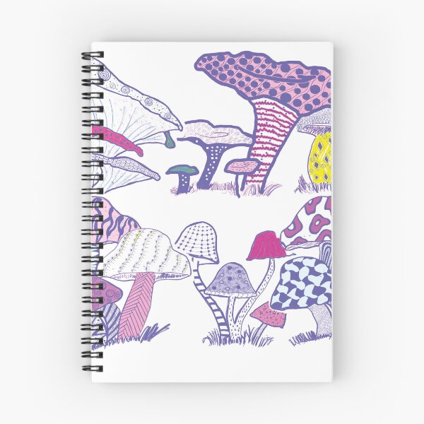 Item preview, Mushroom doodle design! Wallpaper, dress style! T-shirt! Phone cover, iPhone! Art Print designed and sold by BrigitaArtShop.
