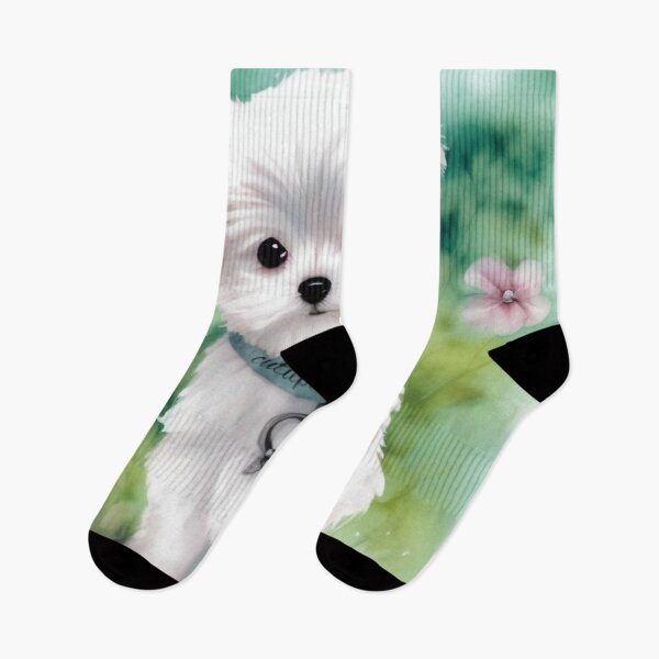 Item preview, Cute Maltese Puppy Art 1 designed and sold by cutiepeupies.