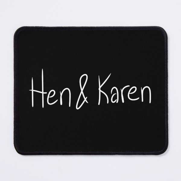 Item preview, Hen & Karen (on black) designed and sold by nerdspride.