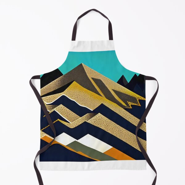 Item preview, Geometric mountains, modern art. designed and sold by Imagyn8.