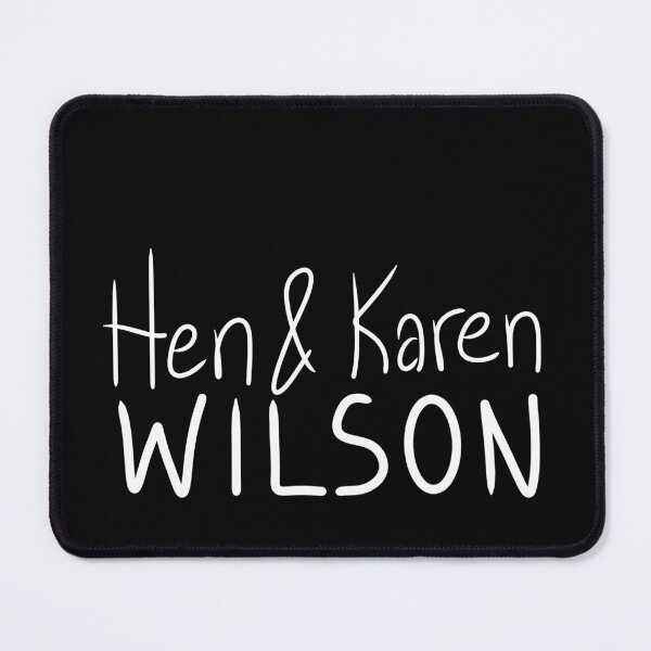 Item preview, Hen & Karen Wilson (on black) designed and sold by nerdspride.