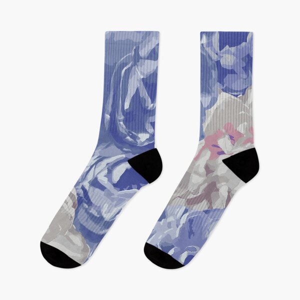 Item preview, Blue and white Tulips spring Floral bloom designed and sold by withasmiledsgn.