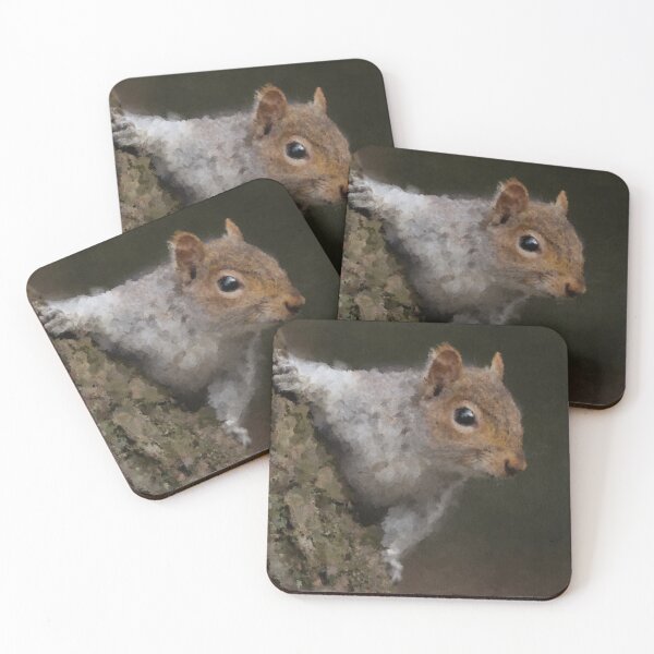 Item preview, Squirrel on a tree designed and sold by Paint Dream  Style.