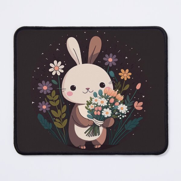 Item preview, Easter Bunny, Cute bunny flower, Easter 2023 designed and sold by insavi.