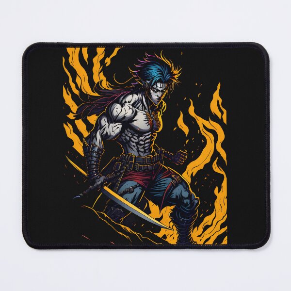Item preview, Slicing Through the Competition: Jaw-Dropping Samurai Fighter - Our Anime- Gaming Character Design  designed and sold by Chromatic-Art.