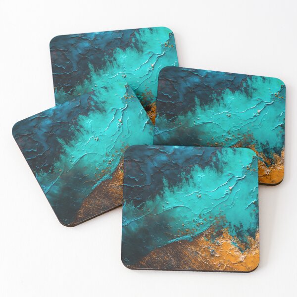 Item preview, Metal Oxidado azul verde Cobre Pátina designed and sold by Viktor Rolya.