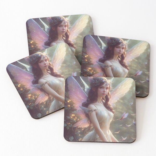 Item preview, Pretty fairy in fantasy forest designed and sold by magikman65.