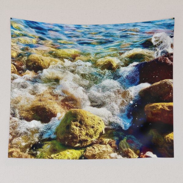 Item preview, Red Sea Rocks and Sea Foam designed and sold by Pamela Storch.