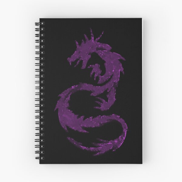 Artikelvorschau, Orchidee lila und schwarzer Drache abstraktes Design verzerrt entworfen und verkauft von kattakitty.