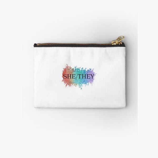 Item preview, She/they pronouns designed and sold by ADHDthings.