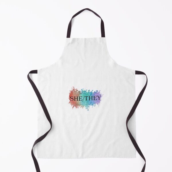Item preview, She/they pronouns designed and sold by ADHDthings.